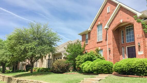 Check the slope around the property's foundation.
